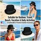 🧢 50% RABATT! ☀️ Atmungsaktive Mesh Fedora Hut – Leicht & UV-schützend – Perfekt für Herren & Damen, ideal für Outdoor-Aktivitäten, Strand oder Reisen – stilvoller Sonnenschutz mit Komfort 🎩✨