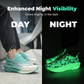 Lichtempfindliche Sneaker mit Spritzmuster