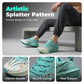 Lichtempfindliche Sneaker mit Spritzmuster