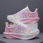 Lichtempfindliche Sneaker mit Spritzmuster