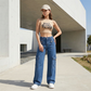 🔥 Heißer Sale: Elegante Workwear-Jeans mit weitem Bein [Nur heute: 50 % Rabatt] 👖