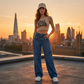 🔥 Heißer Sale: Elegante Workwear-Jeans mit weitem Bein [Nur heute: 50 % Rabatt] 👖