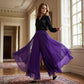 ✨Damen Chiffon-Hose mit weitem Bein – Asymmetrisch & Elegant ✨ Für Alltag & Urlaub
