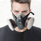 Aktivkohle-Anti-Staub-Doppeltank-Gasmaske