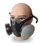 Aktivkohle-Anti-Staub-Doppeltank-Gasmaske