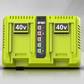 ⚡Dual Port 40V Lithium Battery Charger for Power Tools✨