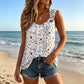 Sommer-Tanktop für Damen mit Blumenmuster
