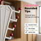 Multifunktionales, V-förmiges, doppelseitiges Kleiderständer-Aufbewahrungsregal