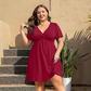 👗 50% RABATT! ✨ Elegantes V-Ausschnitt-Kleid mit gedrehtem Vorderteil & Taschen – Figurumschmeichelnd, vielseitig & bequem – perfekt für Büro, Alltag oder besondere Anlässe – femininer Look mit praktischen Details 🌸👜
