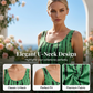 👗 –50% RABATT | Lässiges, ärmelloses Sommerkleid mit U-Ausschnitt ☀️🍃