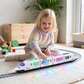 🚂 LIMITIERTES ANGEBOT 50% RABATT! ✨ Elektrischer Spielzeugzug – Leuchtend, Stoß-und-Fahr, mit Musik 🎵
