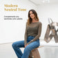👚🕊️Transparentes Langarmshirt mit Boot-Ausschnitt – Elegantes Sheer Top für Lagenlooks & vielseitige Outfits