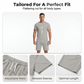 Set aus T-Shirt und Shorts mit „Faith“-Motiv für Herren