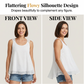 ⏰ 50 % RABATT – Nur für kurze Zeit ✨ Elegantes Tanktop mit gepunkteter Spitze und Trägern