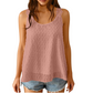 ⏰ 50 % RABATT – Nur für kurze Zeit ✨ Elegantes Tanktop mit gepunkteter Spitze und Trägern