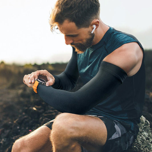 🧤 50% RABATT! ☀️Kühlende UV-Schutz Armstulpen für Sport – Kompressions Armbänder mit Sonnenschutz für Laufen, Radfahren & Outdoor🏃‍♂️