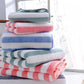 🔥🧣 50% RABATT! Gestreifte Korallenvelours-Handtücher – modernes Design, flauschige Qualität, erstklassiger Komfort. ✨