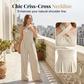 💃Eleganter Jumpsuit mit gekreuztem Neckholder-Ausschnitt🔥