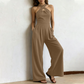 💃Eleganter Jumpsuit mit gekreuztem Neckholder-Ausschnitt🔥