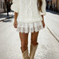 👗🔥 50% RABATT! Chic Pleated Lace Trim Mini Skirt – Plisseefalten, zarte Spitze, perfekt für den Sommer 🌸💨