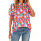 👚 JETZT 50 % RABATT! 🌸 Sommerliches Damen-Top mit Blumenmuster und Puffärmeln – Leicht und atmungsaktiv – Romantisches Design, perfekt für Brunch oder Gartenpartys – unkompliziert und schick 💃