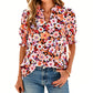 👚 JETZT 50 % RABATT! 🌸 Sommerliches Damen-Top mit Blumenmuster und Puffärmeln – Leicht und atmungsaktiv – Romantisches Design, perfekt für Brunch oder Gartenpartys – unkompliziert und schick 💃