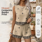 👚🌸 Women's Bohemian Print Sleeveless Top & Shorts Set – 50% RABATT! Boho-Print, ärmellos, perfekt für Sommer & Urlaub. 🔥☀️
