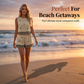 👚🌸 Women's Bohemian Print Sleeveless Top & Shorts Set – 50% RABATT! Boho-Print, ärmellos, perfekt für Sommer & Urlaub. 🔥☀️