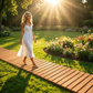 🏡🪵Roll-Out Wooden Garden Pathway