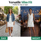 📢📢50% RABATT!! ⏰ Elegantes Slim-Fit-Kleid mit Wasserfallausschnitt – Ärmellos, Seitentaschen, Vielseitig ✨