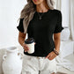 ✨👕Elegantes Damen-Rüschenärmel-Sommeroberteil