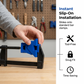 🔧🔥Eckenspanneradapter für Quick-Grip Stangenspanner