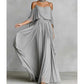 👗 ZEITLICH BEGRENZT 50% RABATT! 💥 Damen Elegantes Off-Shoulder Maxi-Kleid – Schulterfreies Design, tailliert, Spaghettiträger ✨