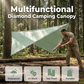 📢📢50% RABATT!! ⏰Tragbares Diamant-Camping-Tarp Sonnenschutz