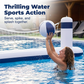 🏖️🏐Aufblasbares Raketen-Wasser-Volleyballnetz-Set💦