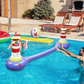 🏖️🏐Aufblasbares Raketen-Wasser-Volleyballnetz-Set💦