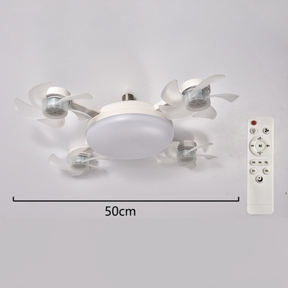 🌀 50 % RABATT! 💡 Deckenventilator mit E27-Fassung – Leiser 2-in-1-LED-Ventilator mit Fernbedienung – Kühlung und Licht in einem 🏠