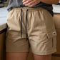 🩳🔥Damen Cargo-Shorts mit elastischem Bund und Taschen✨