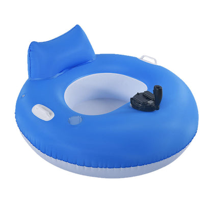 ☀️🏖️Motorisierte aufblasbare Pool-Liege mit Propeller