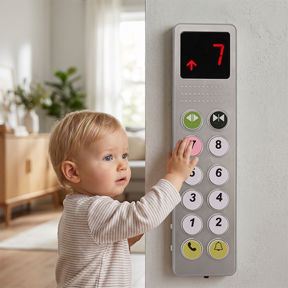 ✨🛗Realistisches Aufzug-Knopf-Spielzeug für Kinder – Rollenspiel