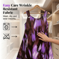 Elegantes ärmelloses Kleid mit Farbverlauf-Print