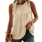 ✨🎽Damen ärmelloses Tank-Top mit Spitzenbesatz🌸