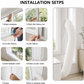 🌬️ Mobiles Klimaanlagen Fensterdichtung Set | 2 Reißverschlüsse für Einzel- & Doppelschlauch ✅ | Wasserdichtes Gewebe | Für Schiebetüren & Balkontüren 🏠 | Energiesparend & Universell