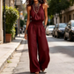 ✨🔥Damen Eleganter Rückenfreier Neckholder-Overall