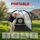 🏌️ Tragbares Golf-Trainingsnetz | Hochfestes, stoßfestes Netzgewebe · Präzises Feedback beim Treffen der Zielmitte · Zusammenklappbar und leicht zu verstauen | Hinterhof/Garten/Einfahrt · Schwungtraining im Innen- und Außenbereich