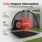 🏌️ Tragbares Golf-Trainingsnetz | Hochfestes, stoßfestes Netzgewebe · Präzises Feedback beim Treffen der Zielmitte · Zusammenklappbar und leicht zu verstauen | Hinterhof/Garten/Einfahrt · Schwungtraining im Innen- und Außenbereich