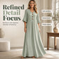 🌸🔥Damen V-Ausschnitt Lockeres Maxikleid