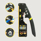 🔧 Multifunktions-Netzwerkzange für RJ45 – Durchgangs-Crimper für Cat5/Cat6, präzise & robust für Netzwerktechnik & Heimwerker 🛠️