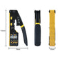🔧 Multifunktions-Netzwerkzange für RJ45 – Durchgangs-Crimper für Cat5/Cat6, präzise & robust für Netzwerktechnik & Heimwerker 🛠️