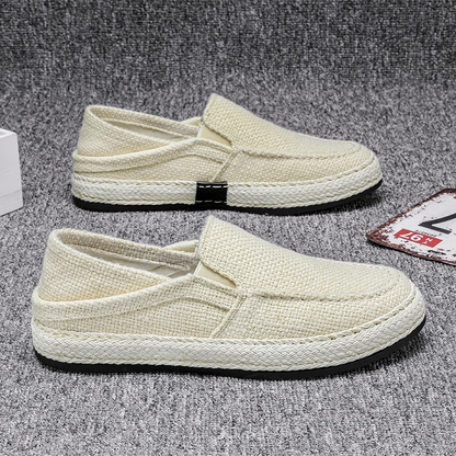 👞🌿 50% RABATT! Herren Lässige Canvas Slip-On Schuhe – Weich, atmungsaktiv & perfekt für Alltag, Freizeit & warme Tage ☀️✨